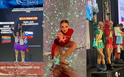 IZJEMNI USPEHI NAŠIH UČENK NA SVETOVNEM PRVENSTVU V PLESU