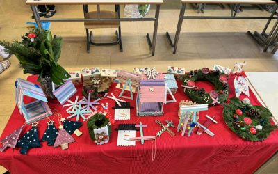 Tehniški dan za učence NIS: Izdelava izdelkov za Miklavžev sejem