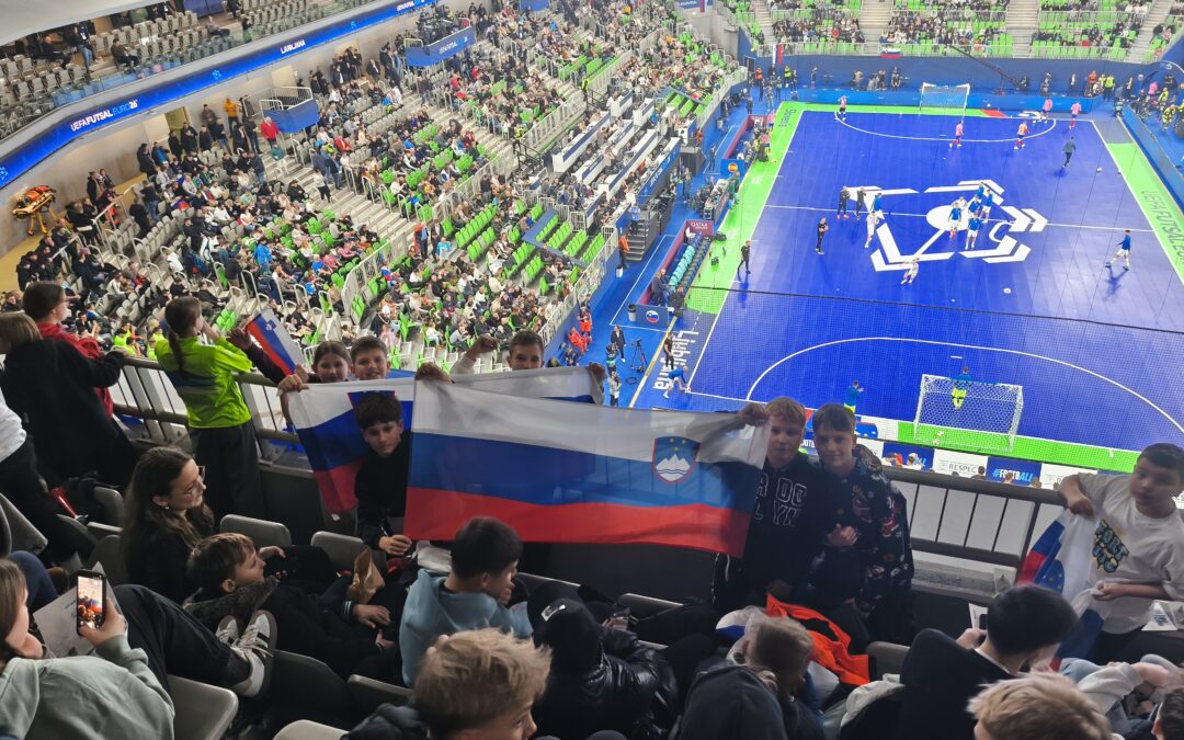 Ogled Evropskega prvenstva v futsalu in finala pokala v odbojki