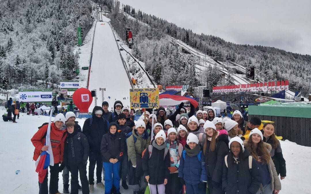 Naši športniki na ogledu PLANICA 2026