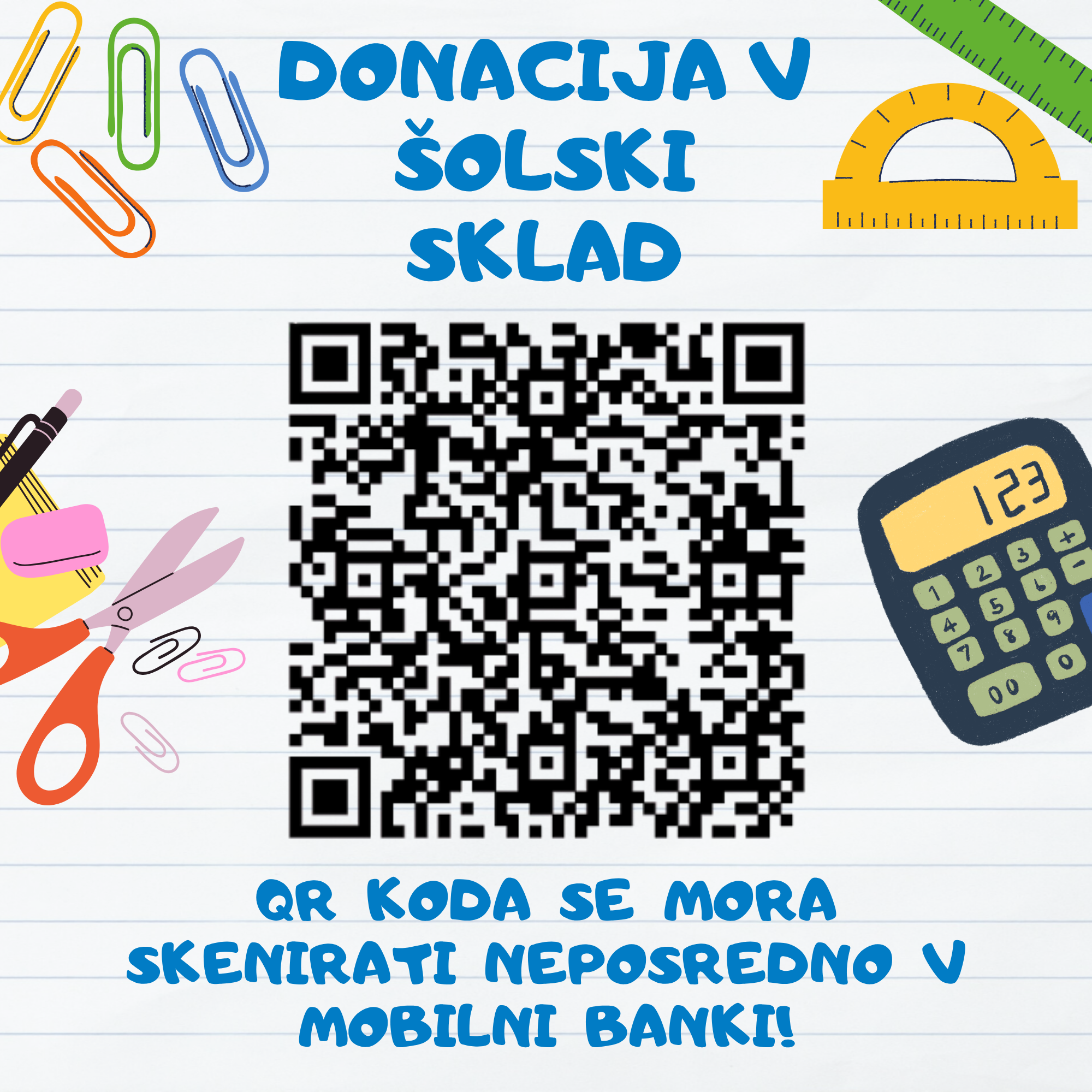 Donacija v šolski sklad